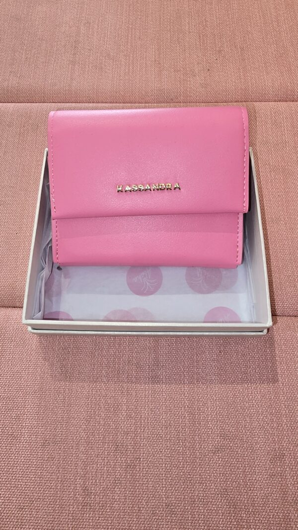 Cartera de piel Pink