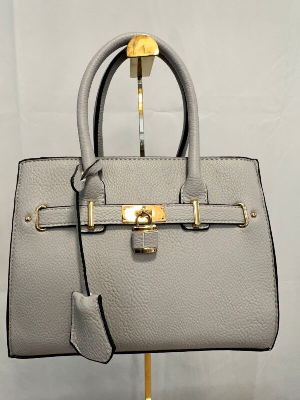 Bolso Candado Gris