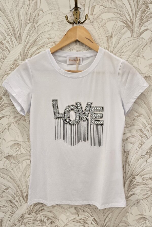 Camiseta Love brillo